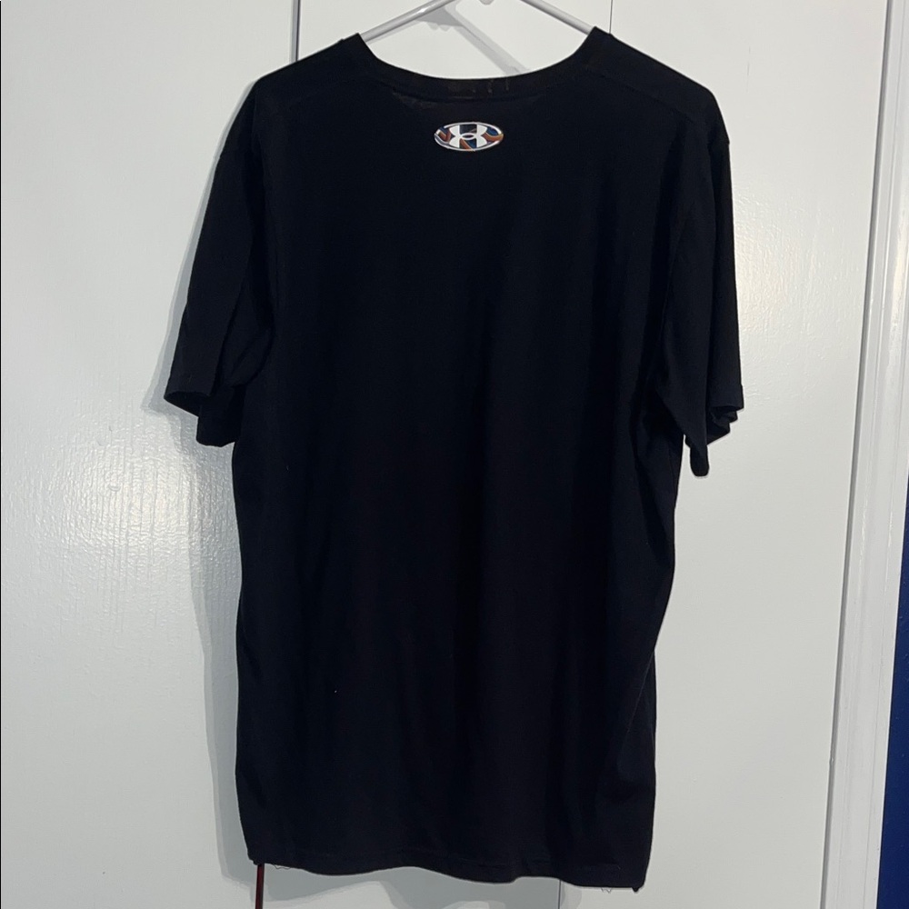 Under Armour Black Short-Sleeve 'United We Win' Rainbow Graphic Tee - Picture 4 of 5
